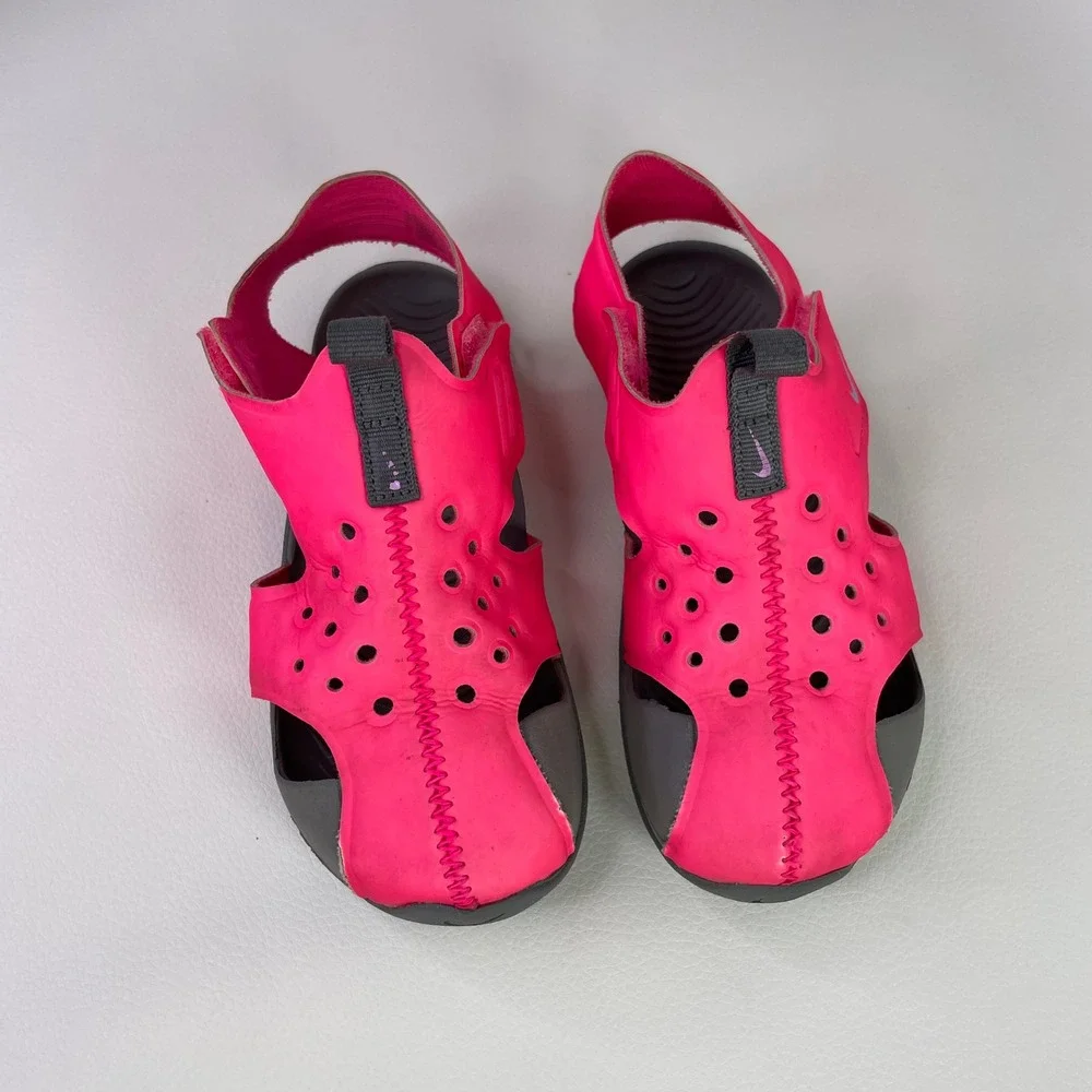 Nike Sunray Protect 2 Hyper Pink Water Beach Sandals 943827-605 Toddler Girl 10C
